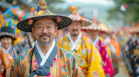 Chuseok Festival. Tourists: Tourists from all over the world are drawn to the festival's unique beauty and cultural significance, eager to experience the traditions and hospitality of Chuseokの素材