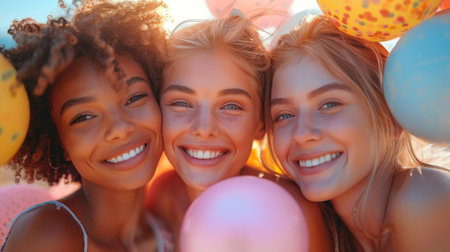 Friendship Day, a worldwide celebration of human connection. Consider adding a touch of humor or lightheartedness to reflect the playful and fun aspect of friendship.の素材