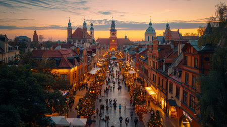 Visitors from around the world are drawn to the festival's reputation and the opportunity to immerse themselves in Krakow's rich cultural heritage.の素材