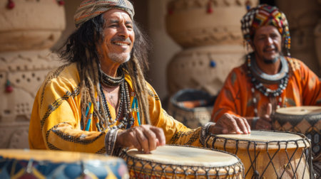 Timkadin Festival (Morocco). enduring spirit of Berber culture, its connection to the land, and the joyful celebration of the Timkadin Festival.の素材