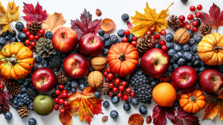 Thanksgiving and Harvest Festival background.の素材