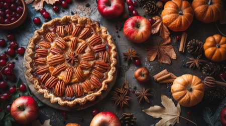 Autumn or fall season. The Sweet and Savory Combinationsの素材