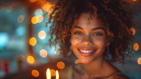 Happy birthday. The Birthday Person in the Spotlight -の素材