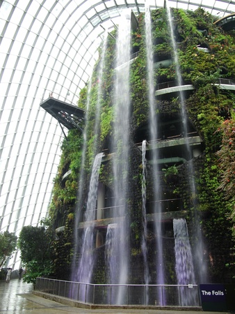 Waterfall in Cloud forestのeditorial素材