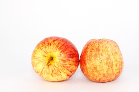 apple isolated on the white background の写真素材