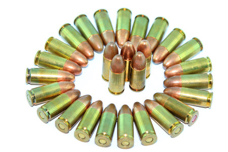 Group Bullets on white background 