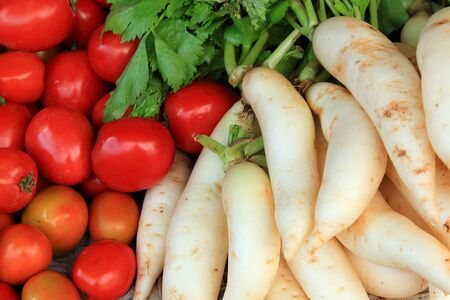 White turnips vegetables for cookingの写真素材
