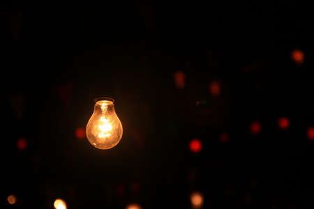 traditional light bulb の写真素材