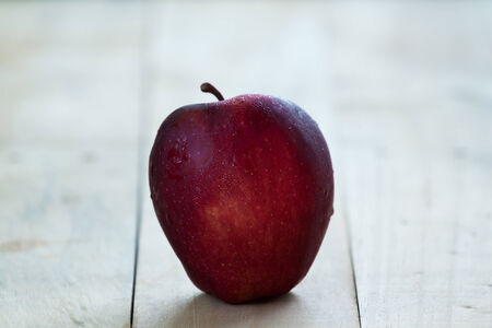 fresh red appleの写真素材