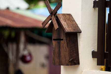 Wind Turbine Mailboxの写真素材