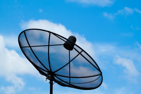 satellite dishの写真素材