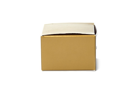 Gift paper box isolated on white background