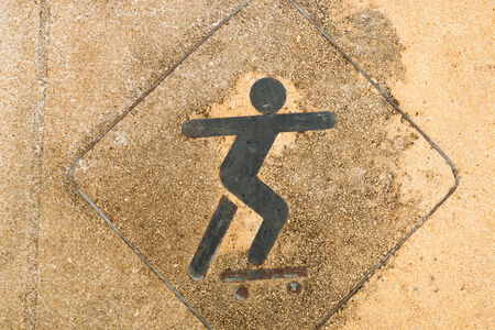 skateboard signの写真素材