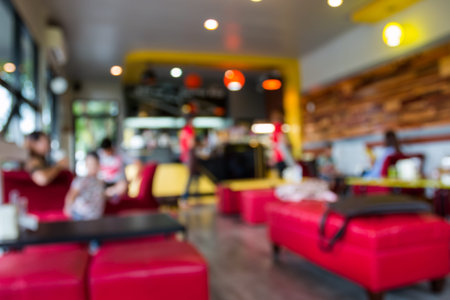 Defocused Out of focus office coffee shop background