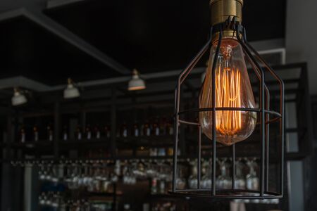 Beautiful retro luxury interior lighting lamp decorの写真素材