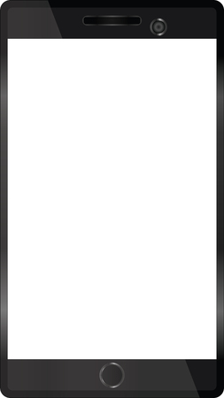 vector Smart phone or tablet design concept  isolated on white background.のイラスト素材