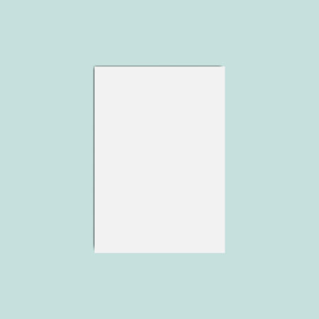 Vector illustration blank white template paperのイラスト素材