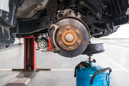 Brake disk and the wheel assemblyの写真素材