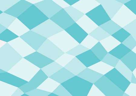 The blue polygonal illustration.Geometric background in Origami style with gradient