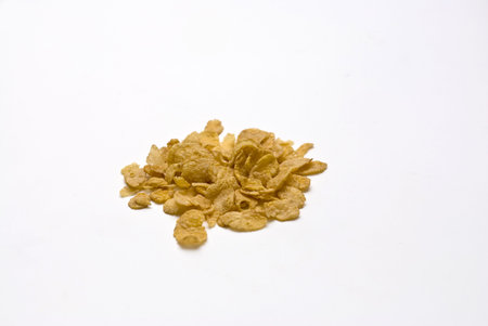 pure cornflakes with white backgrounds  