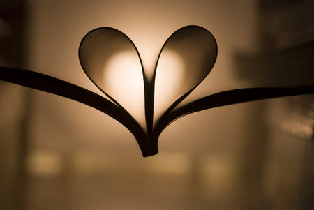 romantic book of love の写真素材