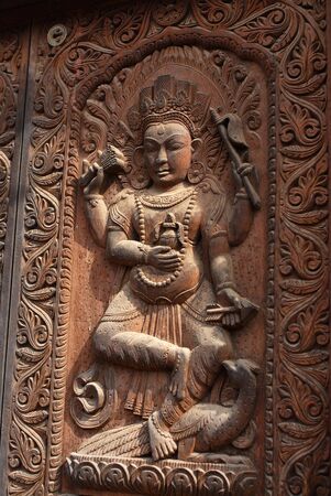 Closeup of a statueの写真素材