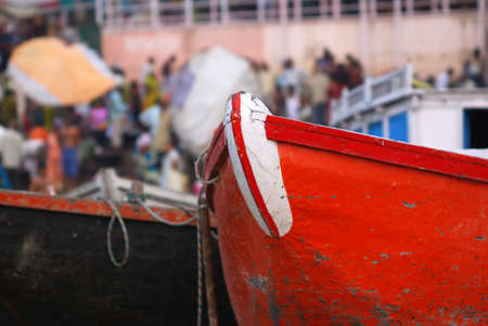 Closeup of a boatの写真素材