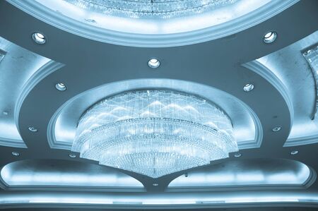 Crystal Chandelier Close-upの写真素材