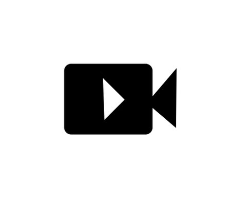 video button with white background and play button.の写真素材