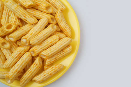 Snacks Food Items With White Backgroundの写真素材