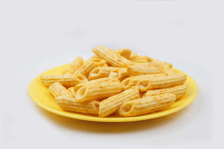 Snacks Food Items With White Backgroundの写真素材