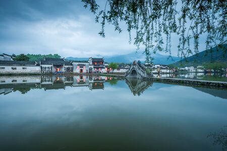 Hong Cun in Anhui Province, Chinaのeditorial素材