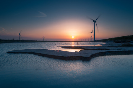 Yellow Beach sceneryの写真素材