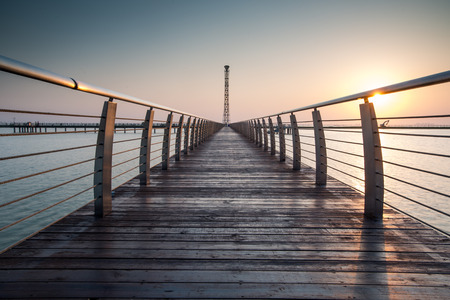 Lakeside sceneryの写真素材