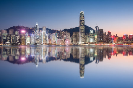 Cityscape in HongKong,China
