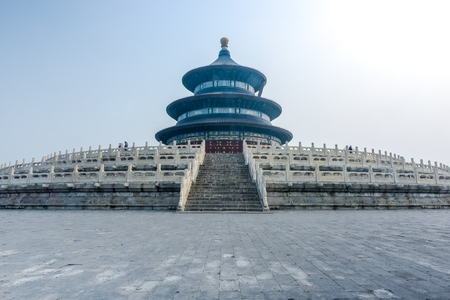 Scene of Temple of Heaven in Beijingのeditorial素材