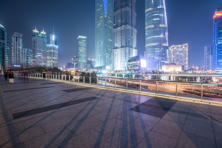 Cityscape at nightのeditorial素材