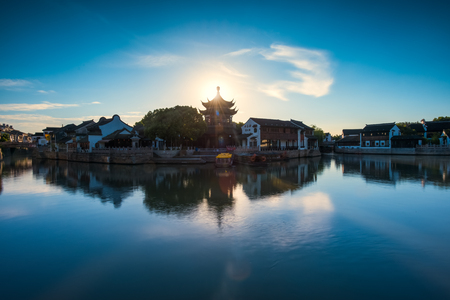suzhou shantang street, jiangsu province, Chinaのeditorial素材