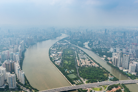 Guangzhou city sceneryの写真素材