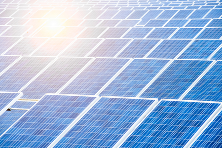 Photovoltaic power generation equipmentの写真素材