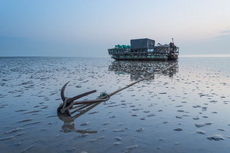 China's sea beach with sunrise scenery