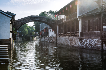 Nanxun ancient town, huzhou, zhejiang, Chinaの写真素材
