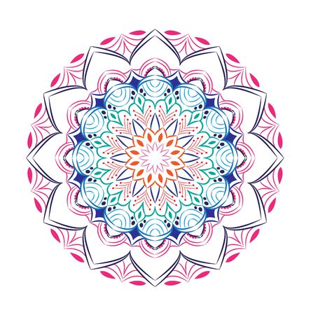 Ornamental mandala design abstract backgroundのイラスト素材
