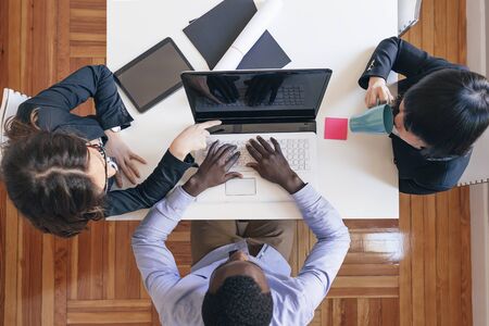 Young Entrepreneurs Working at the Office.の写真素材