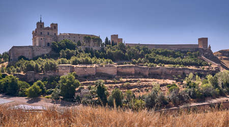 view of the monastery on the hillのeditorial素材