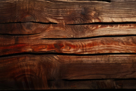Old wood texture. Lining boards wall. Wooden background. Showing growth ringsの素材