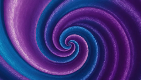 Swirls of purple and blue paint. Abstract background and texture for design.の素材