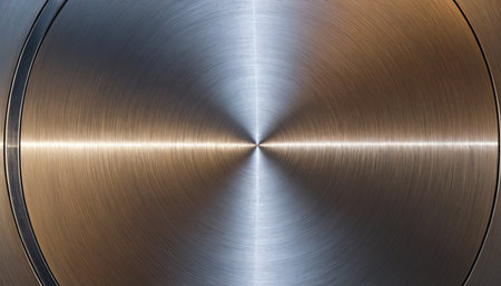 Metal background or texture of brushed steel plate with reflections Iron plate and shiny surfaceの素材