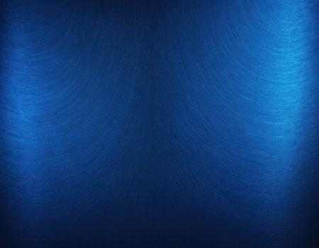Blue metal texture background with some reflected light on it and copy spaceの素材