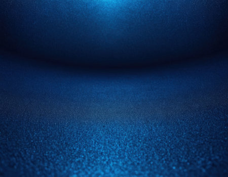 blue abstract background with some smooth lines in it (3d render)の素材